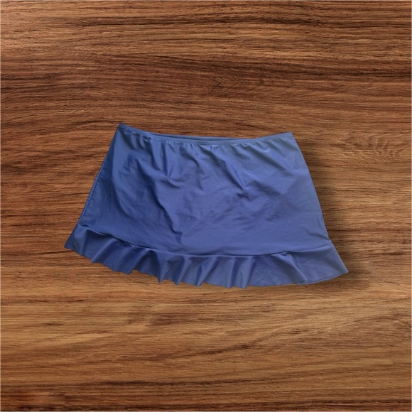 Swim skort skirt/skort navy with ruffle pool, swimming, summer - Picture 2 of 12